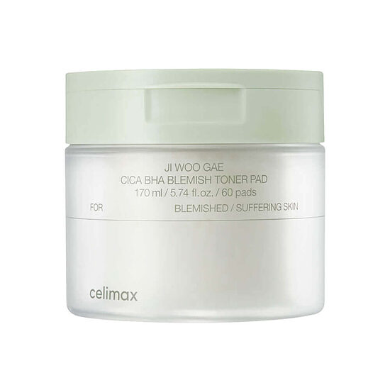 Пилинг-пэды от воспалений Celimax Ji Woo Gae Cica BHA Blemish Toner Pad